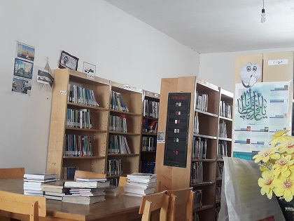 مخزن کتابخانه شامل  پایگاه اصلی بخش کمک درسی وبخش مرجع و نوجوانان ومنابع اهل سنت